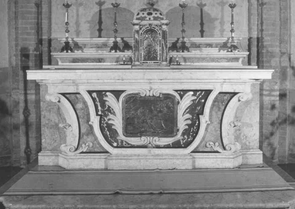 altare maggiore - ambito veronese (prima metà sec. XVII)