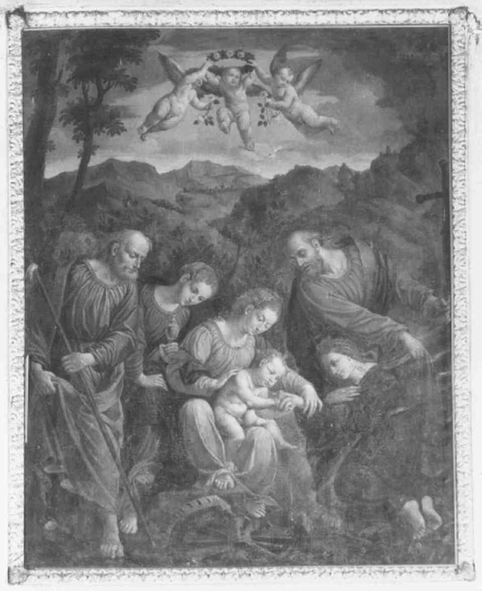 matrimonio mistico di Santa Caterina d'Alessandria (dipinto) - ambito veronese (secc. XVIII/ XIX)