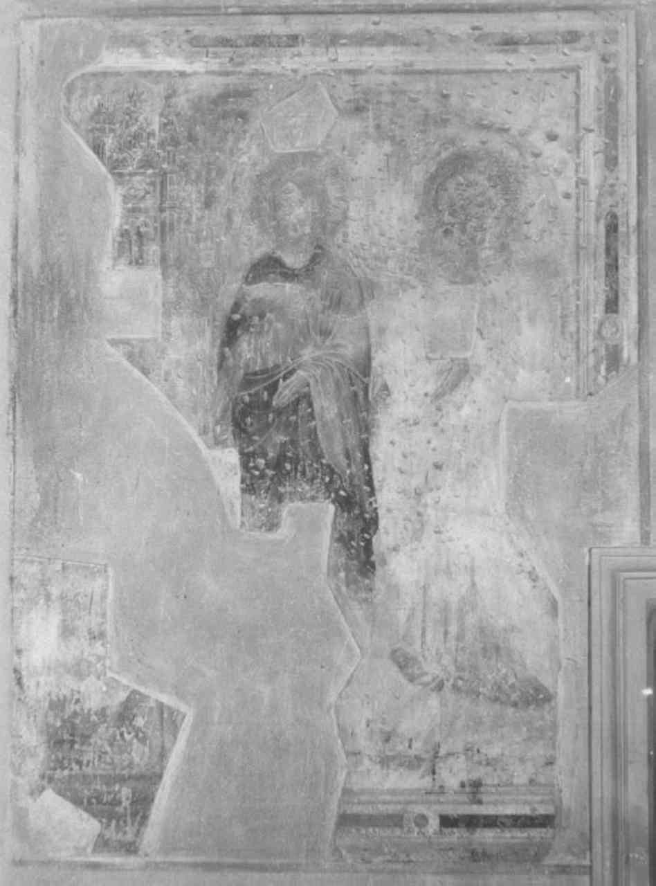San Benedetto (dipinto, frammento) di Martino da Verona (scuola) (sec. XV)