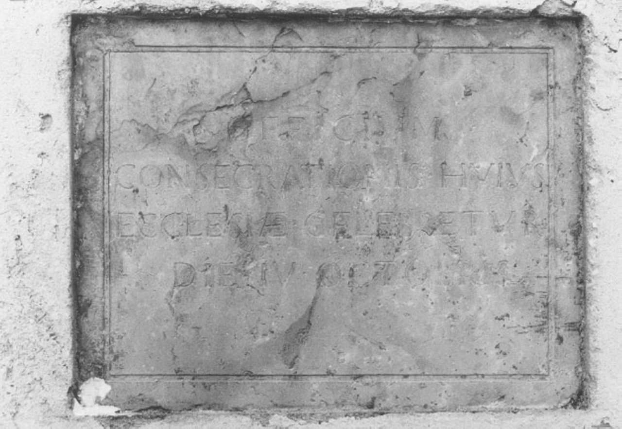 lapide celebrativa - ambito veronese (sec. XVIII)