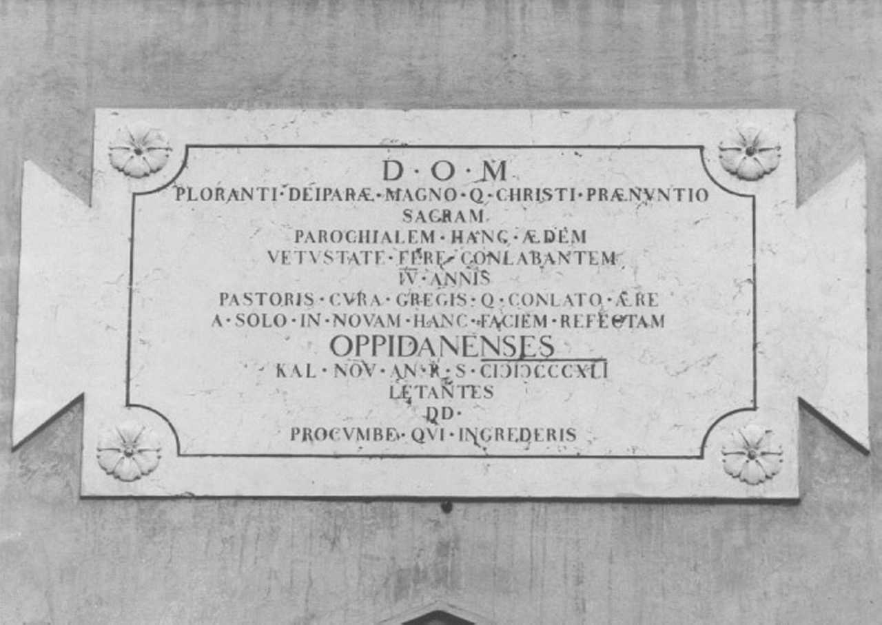 lapide - ambito veronese (sec. XIX)