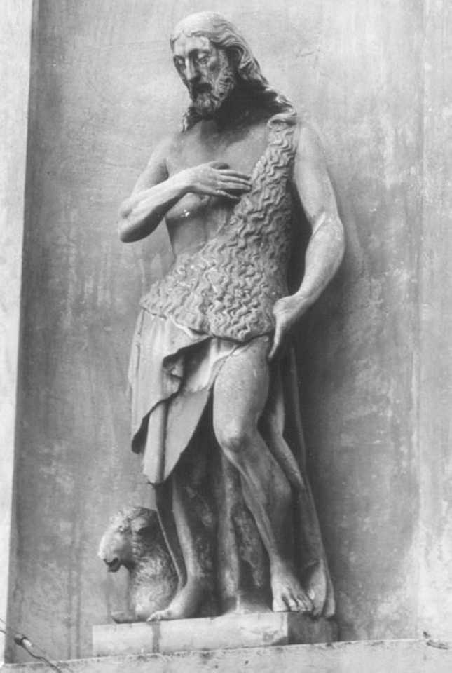 San Giovanni Battista (statua) di Pegrassi Salesio (sec. XIX)