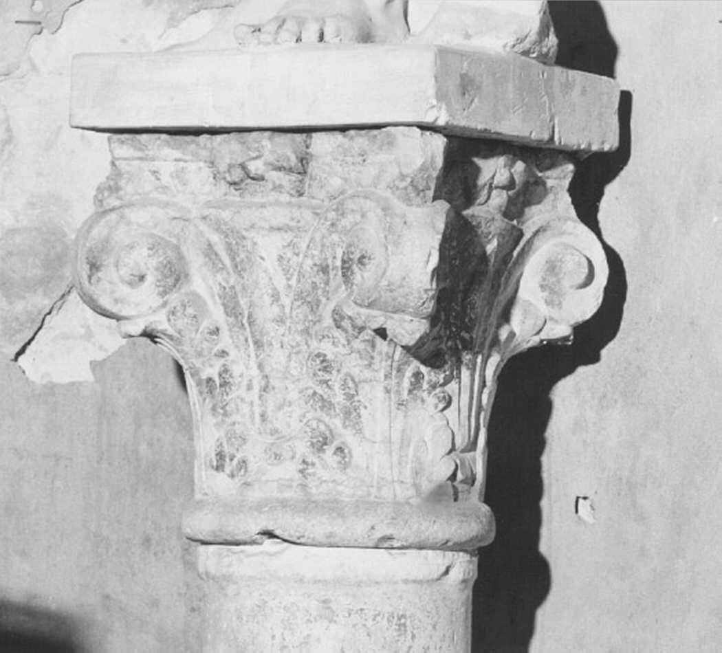 capitello corinzio - ambito veneto (sec. XV)