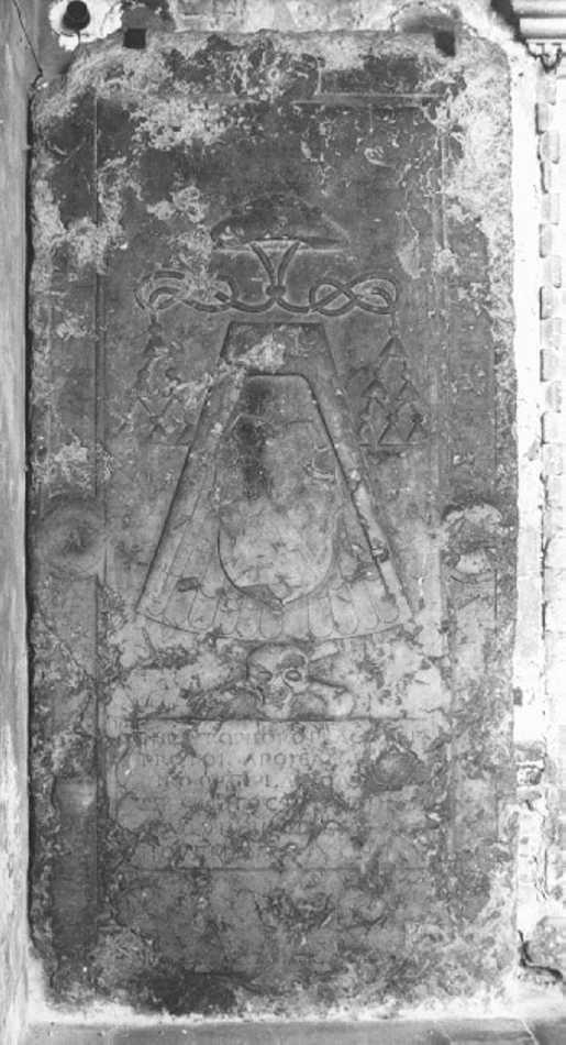 lastra tombale - ambito veneto (secondo quarto sec. XVI)