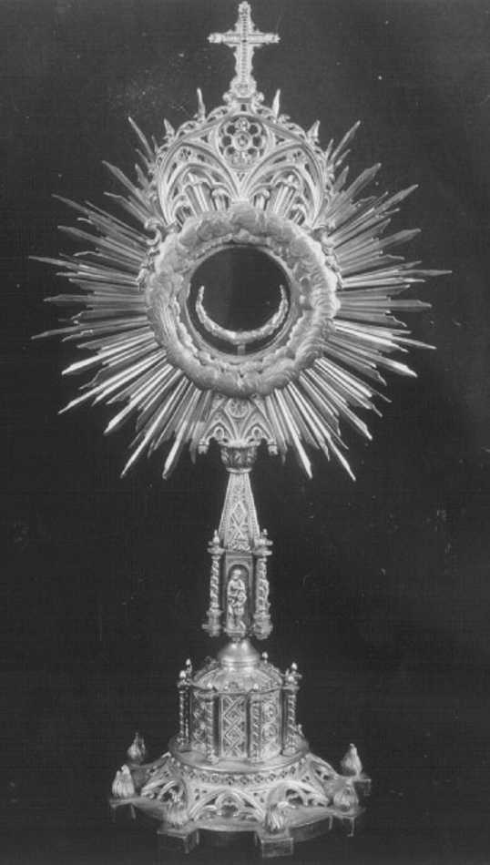 ostensorio - ambito veneto (sec. XIX)