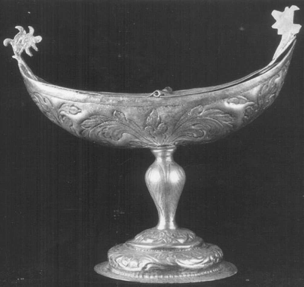 navicella portaincenso - ambito veneto (secc. XVII/ XVIII)
