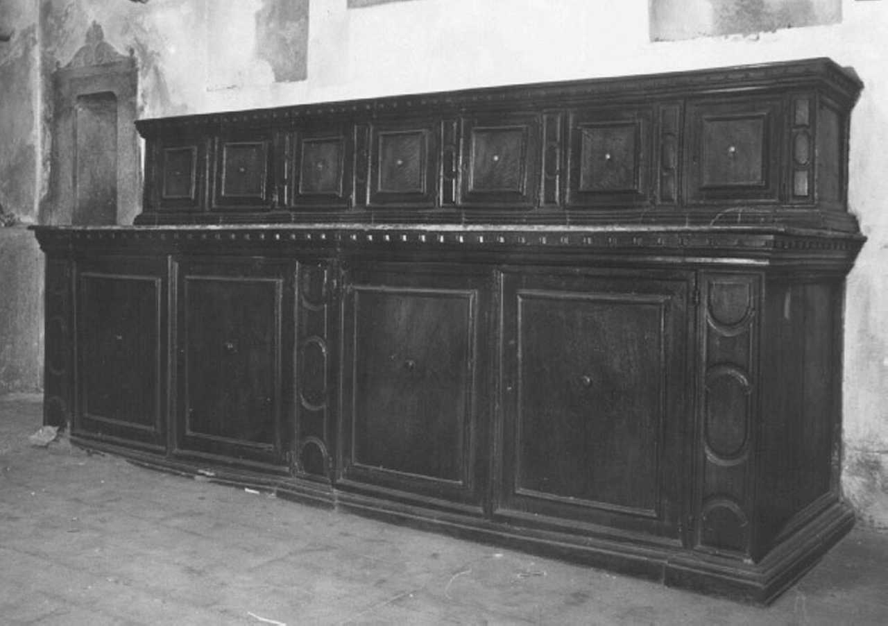 mobile da sacrestia - ambito veneto (seconda metà sec. XVII)