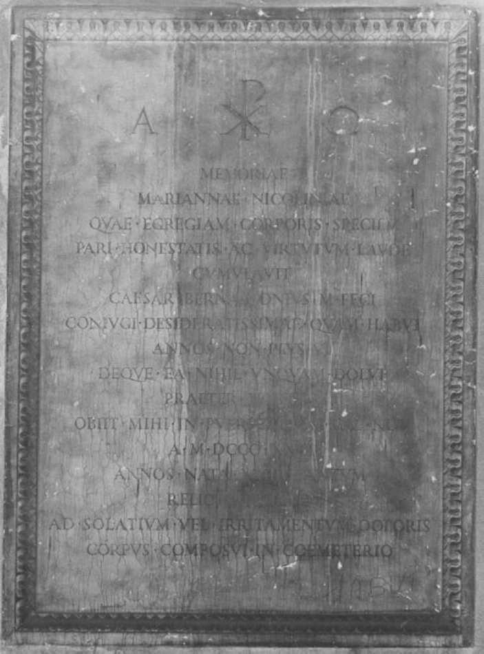 lapide - ambito veneto (sec. XIX)