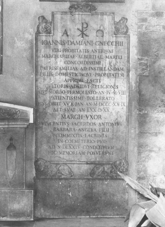 lapide - ambito veneto (sec. XIX)