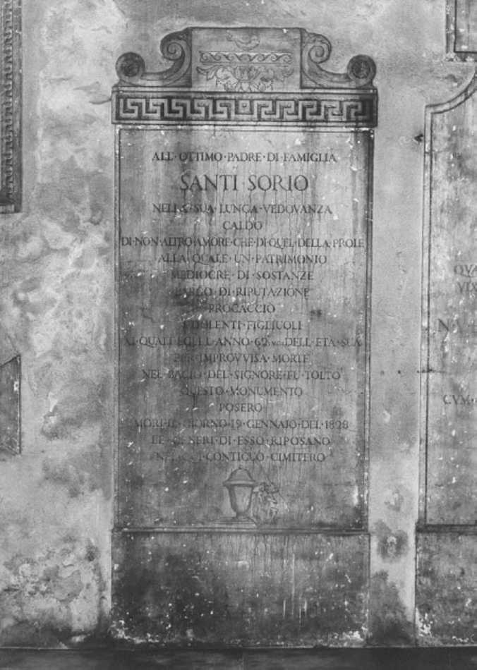 lapide - ambito veneto (sec. XIX)