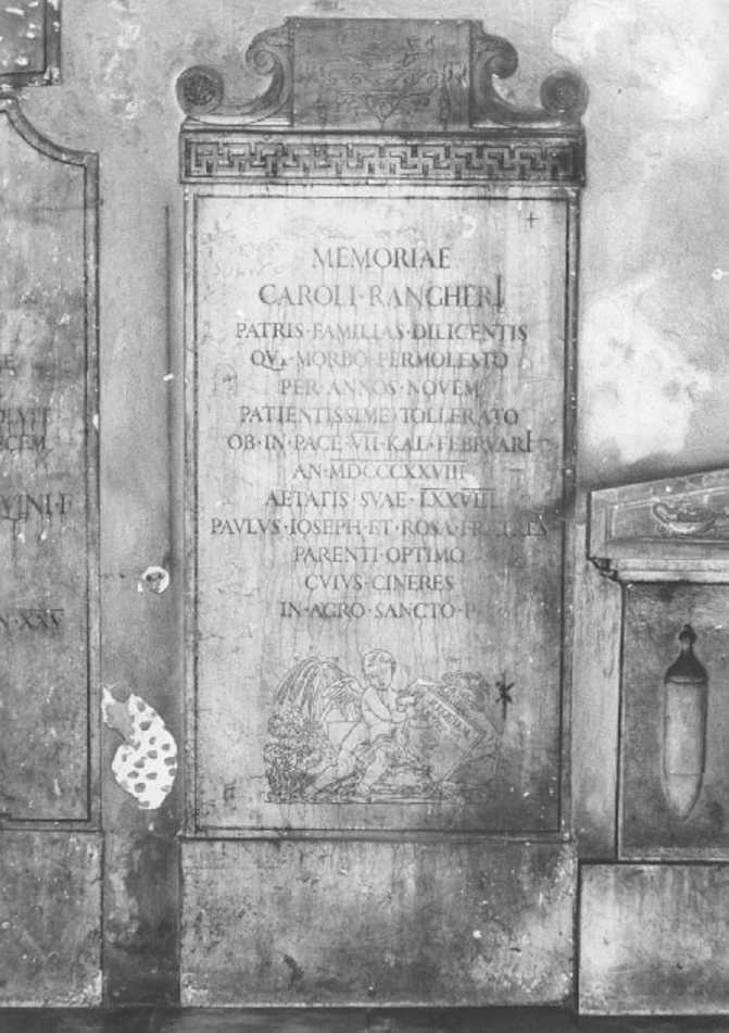 lapide - ambito veneto (sec. XIX)