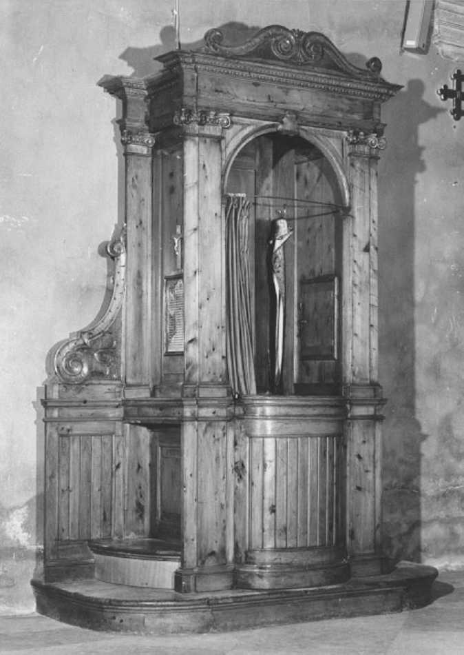 confessionale - ambito veneto (secc. XVIII/ XIX)