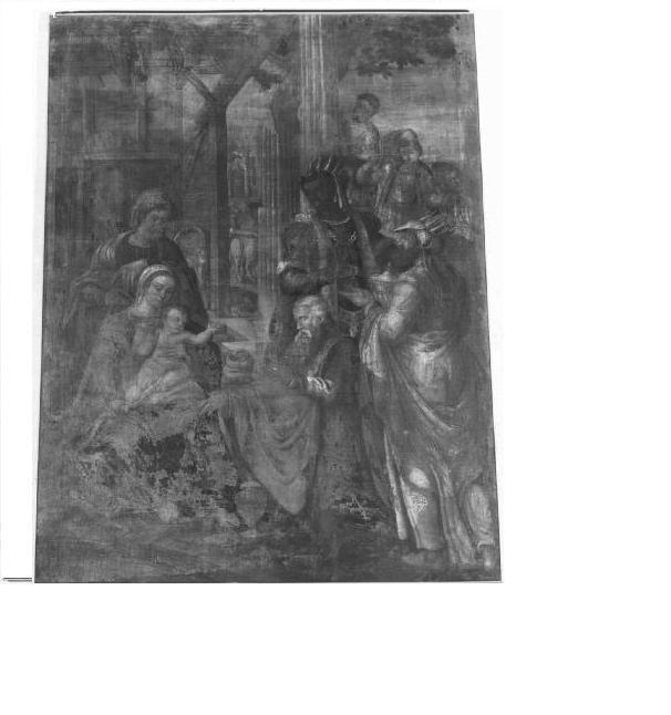 adorazione dei Re Magi (dipinto) di Ligozzi Jacopo (secc. XVI/ XVII)