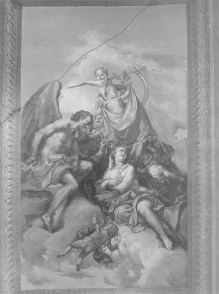 Il tempo che scopre la verità, allegoria del Tempo (dipinto) di Anselmi Giorgio (sec. XVIII)