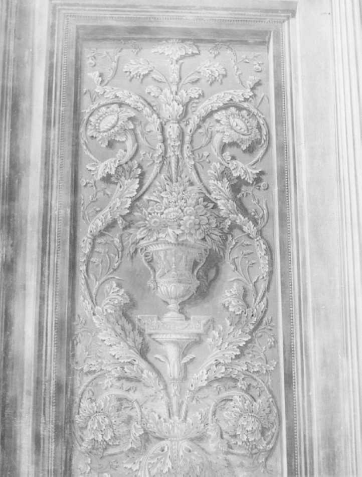 motivi decorativi a candelabra (dipinto) - ambito veneto (sec. XIX)