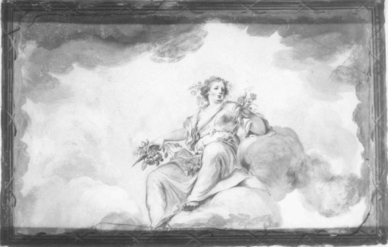figura femminile (dipinto) - ambito veneto (sec. XVIII)
