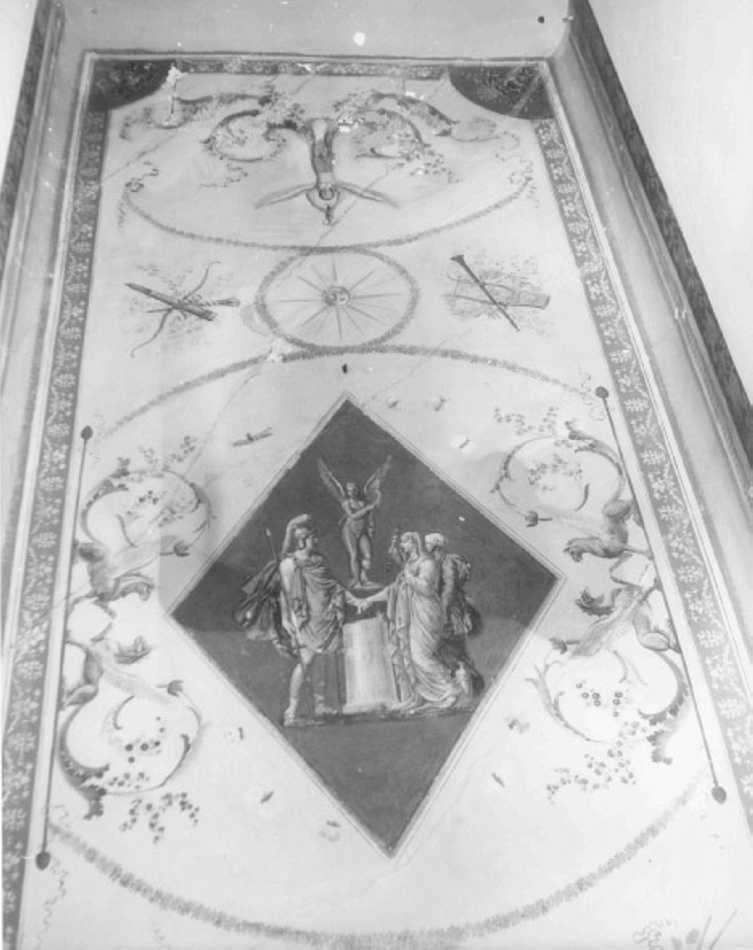 motivi decorativi (dipinto) - ambito veneto (sec. XIX)