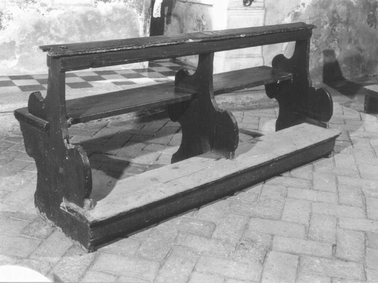 banco da chiesa - ambito veneto (sec. XVIII)