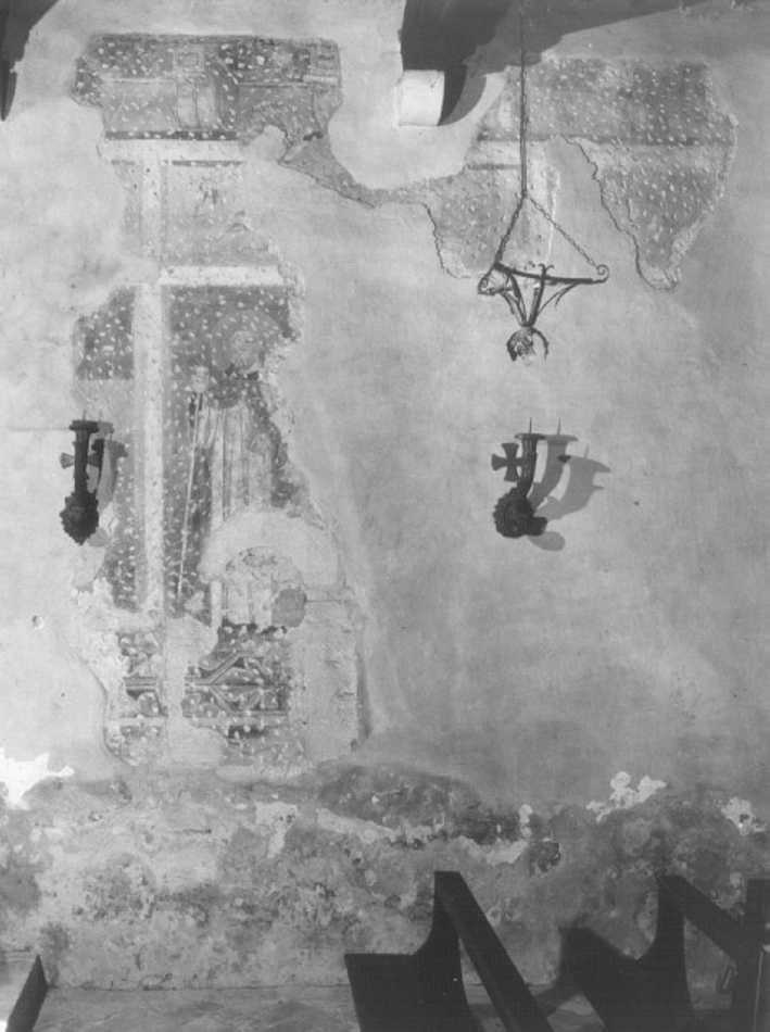 Santo (dipinto, frammento) - ambito veneto (seconda metà sec. XIV)