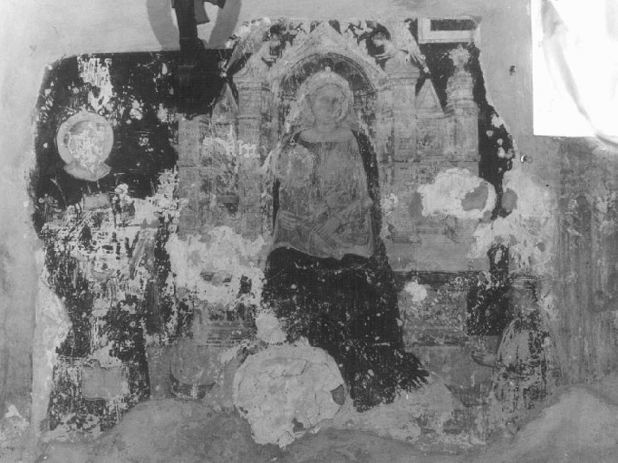 Madonna con Bambino in trono tra santi (dipinto) di Martino da Verona (scuola) (prima metà sec. XV)