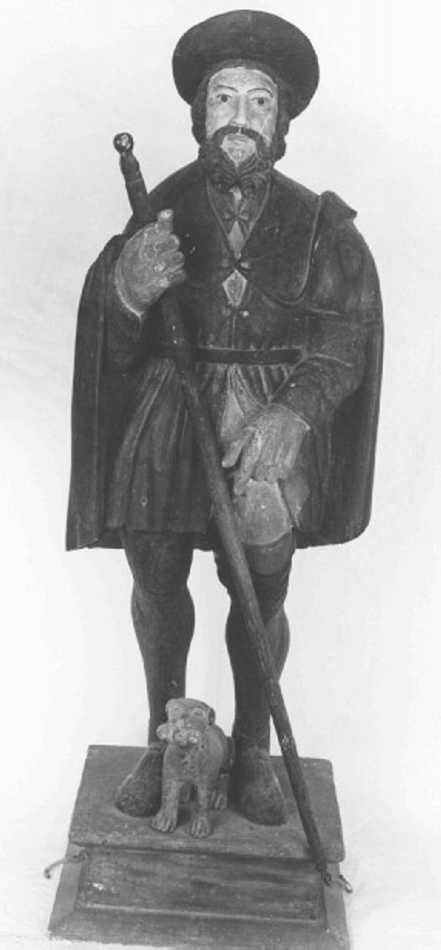 San Rocco (statua) - ambito veneto (prima metà sec. XVII)