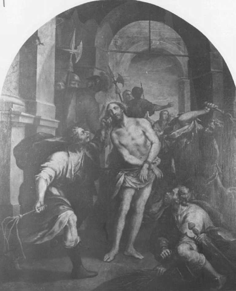 flagellazione di Cristo (dipinto) di Lanceni Giovan Battista (sec. XVIII)