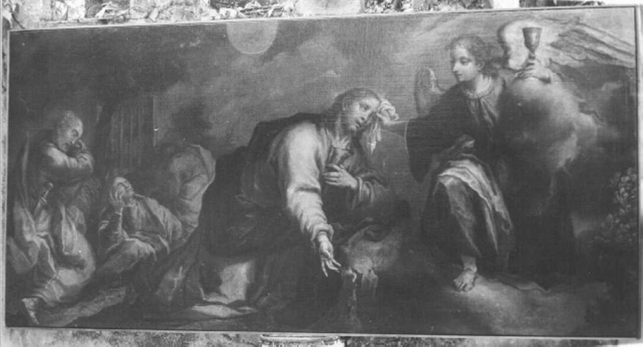 orazione di Cristo nell'orto di Getsemani (dipinto) di Lanceni Giovan Battista (sec. XVIII)