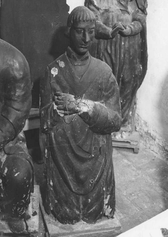 San Giovanni Evangelista (statua) - ambito veneto (prima metà sec. XV)