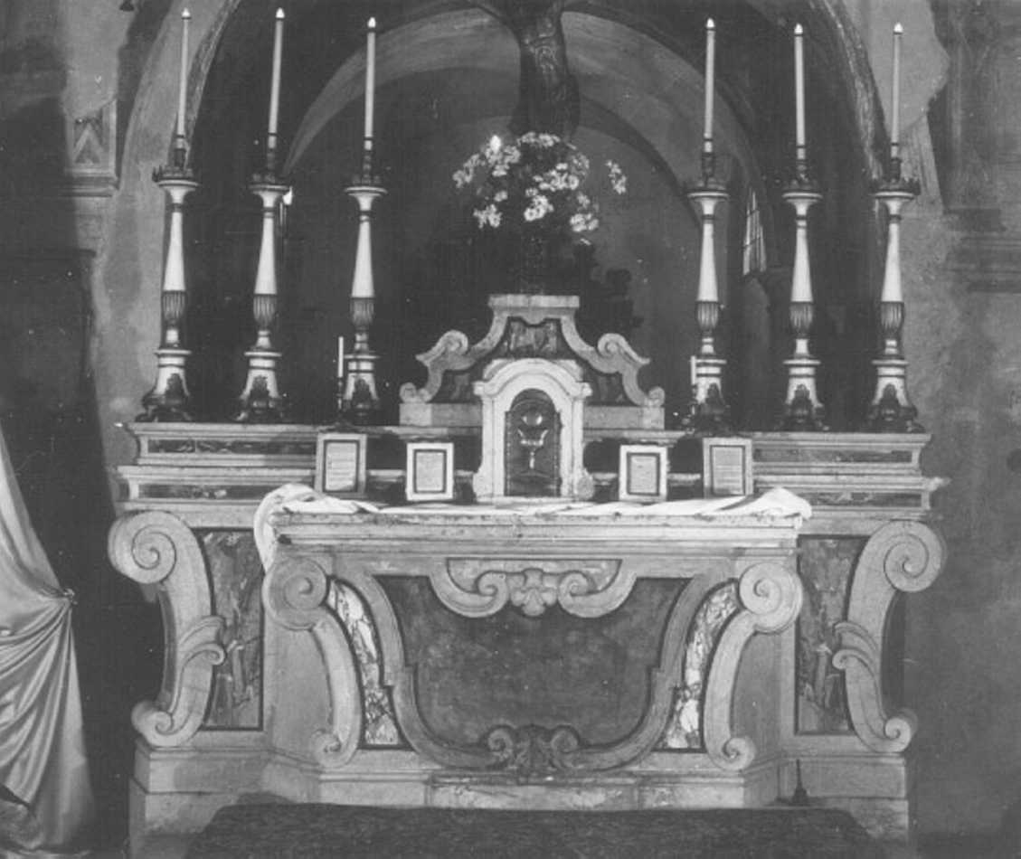 altare maggiore - bottega veneta (prima metà sec. XVIII)
