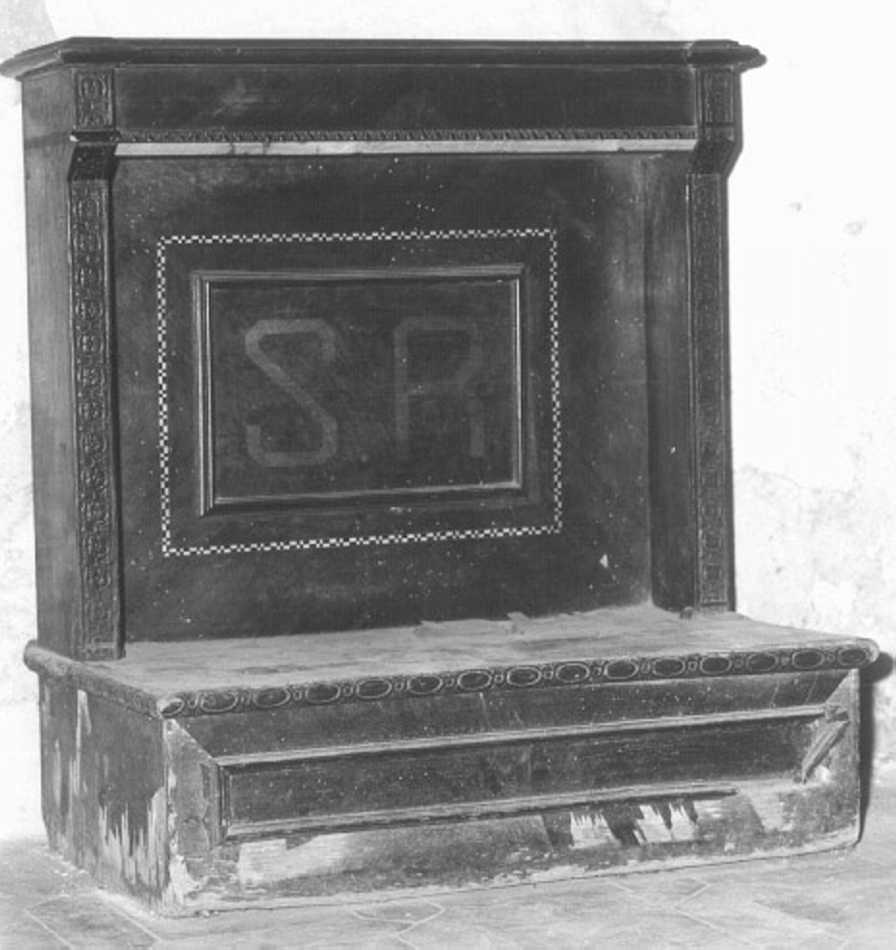 inginocchiatoio - ambito veneto (sec. XIX)