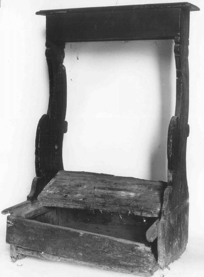 inginocchiatoio - ambito veneto (sec. XVIII)
