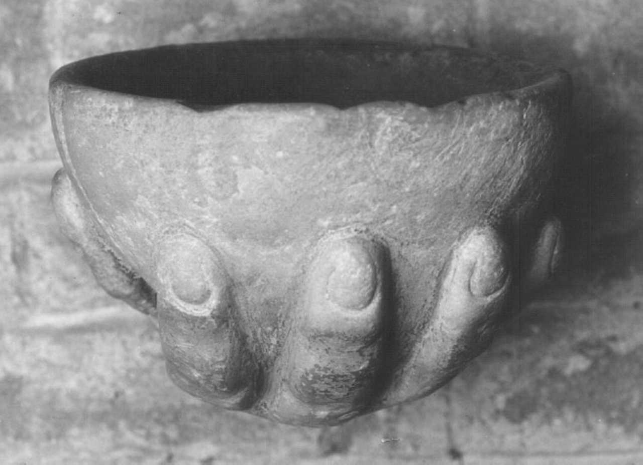 acquasantiera - ambito veneto (inizio sec. XX)