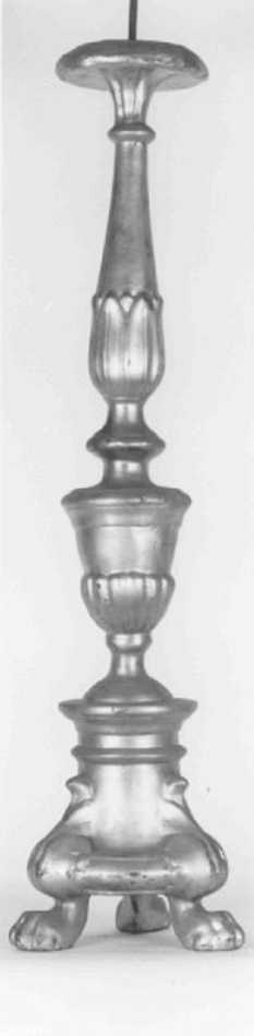 candeliere, elemento d'insieme - ambito veneto (sec. XIX)
