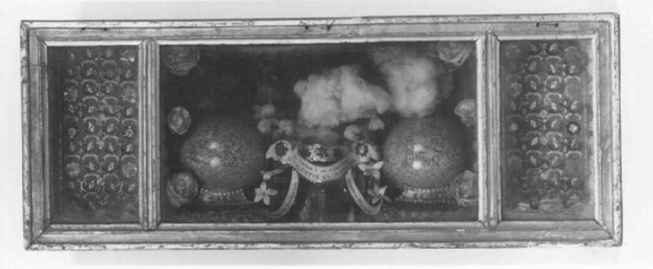 reliquiario a teca - ambito veneto (sec. XX)