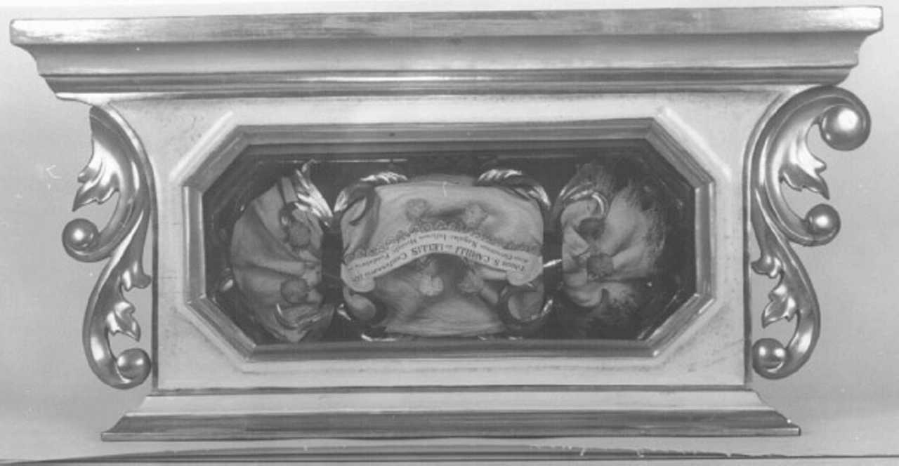 reliquiario a teca - ambito veneto (sec. XX)