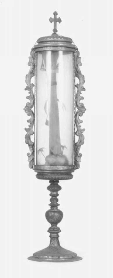 fiala di pellegrinaggio - ambito veneto (fine/inizio secc. XVII/ XVIII)