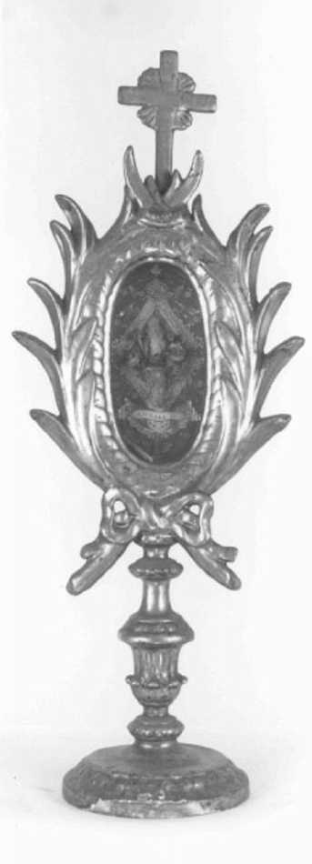 reliquiario - a ostensorio - ambito veneto (sec. XIX)