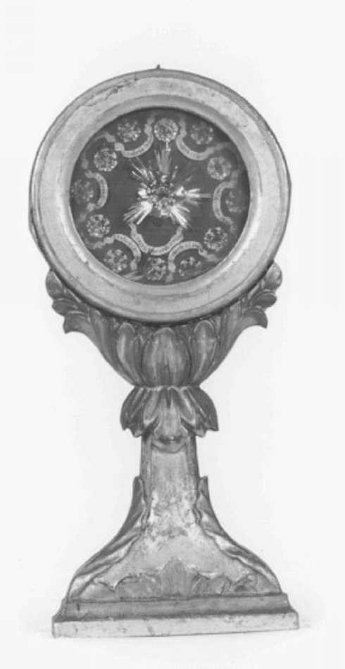 reliquiario - a ostensorio - ambito veneto (seconda metà sec. XIX)