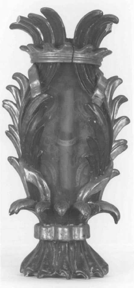 reliquiario - a tabella - ambito veneto (seconda metà sec. XIX)