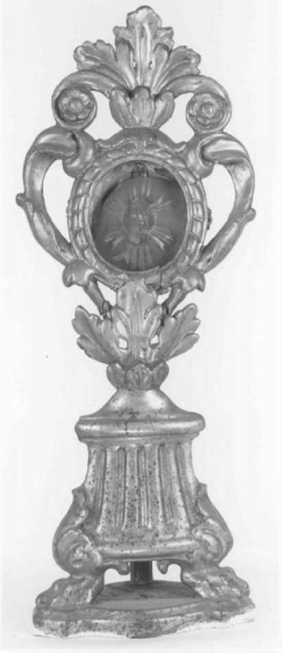 reliquiario - a ostensorio - ambito veneto (prima metà sec. XIX)