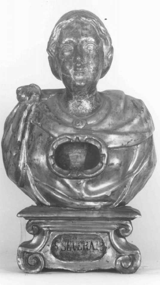 reliquiario - a busto, serie - ambito veneto (seconda metà sec. XVIII)