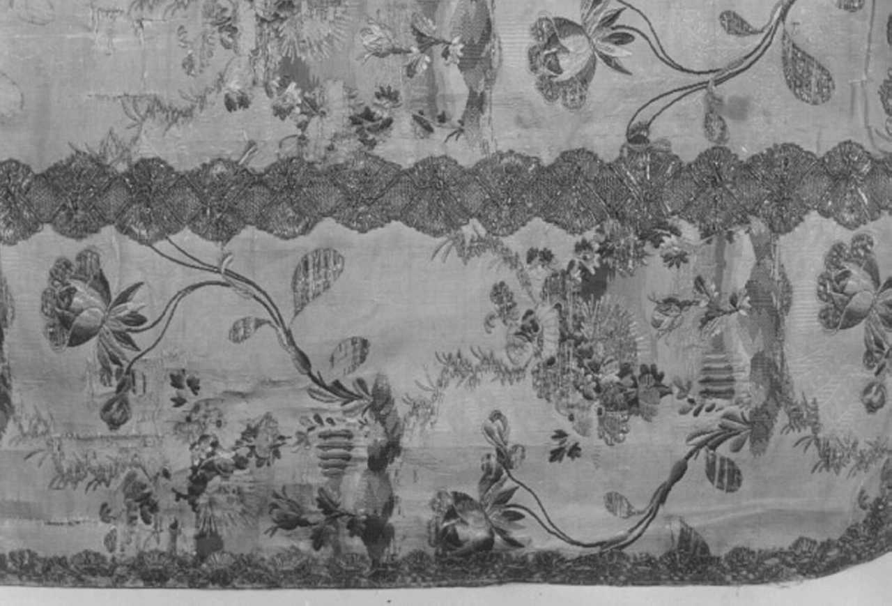 paramento liturgico, insieme - manifattura francese, manifattura italiana (metà sec. XVIII)