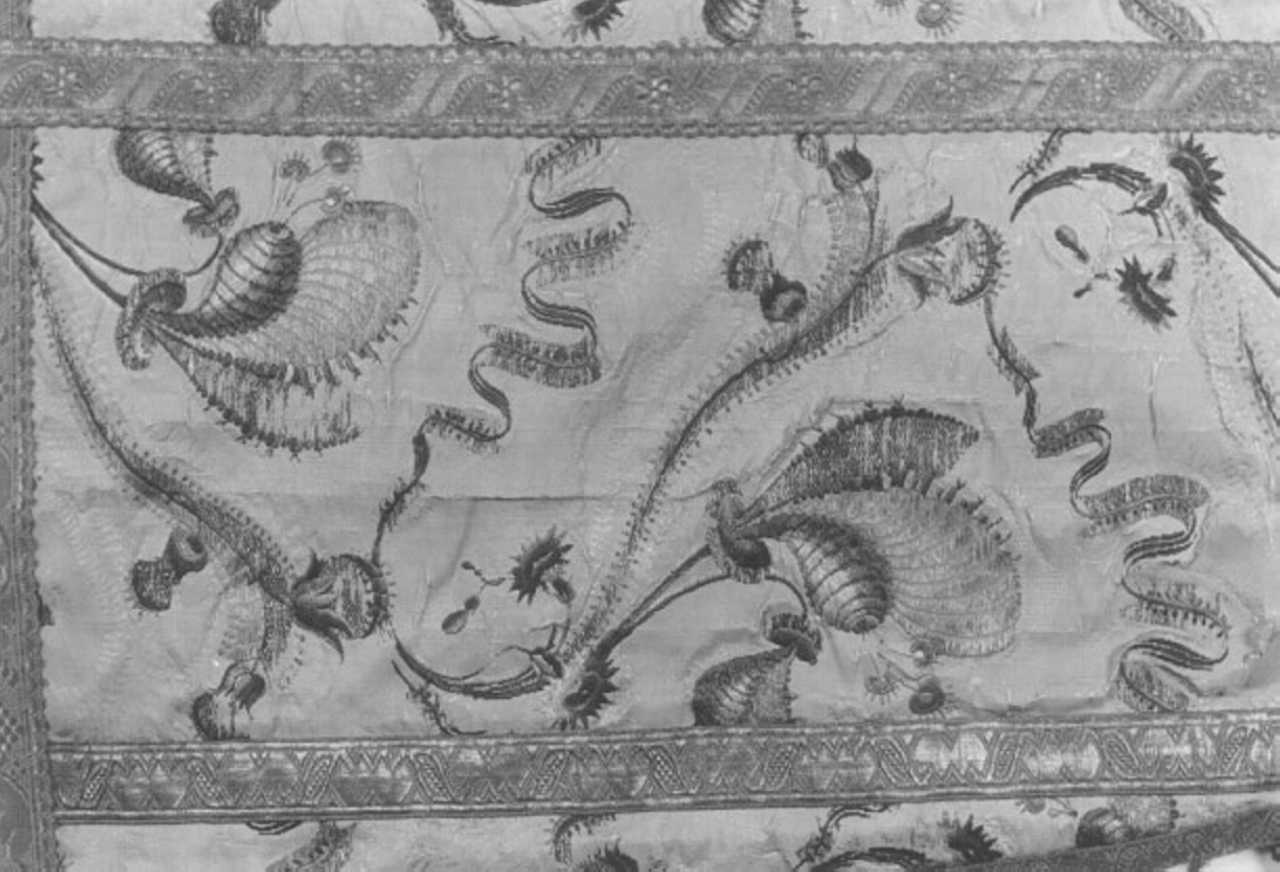 paramento liturgico, insieme - manifattura francese, manifattura italiana (metà sec. XVIII)