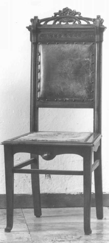 sedia - ambito veneto (primo quarto sec. XX)