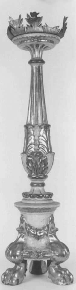 candelabro - ambito veneto (seconda metà sec. XIX)