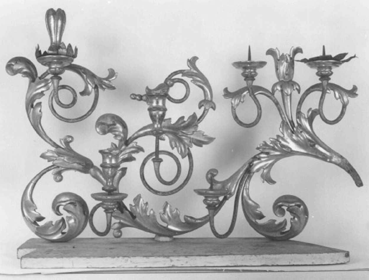 candelabro - ambito veneto (prima metà sec. XIX)