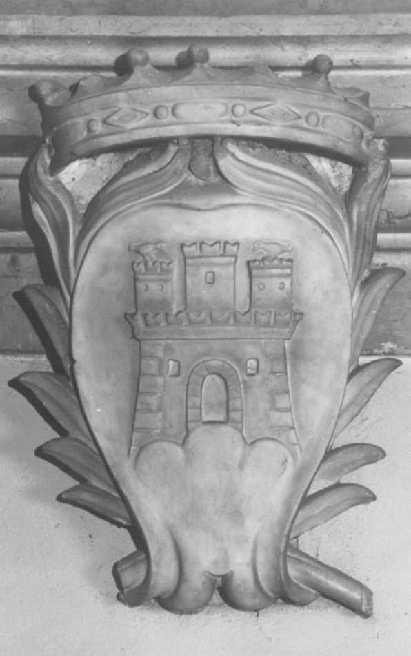 stemma gentilizio (rilievo, elemento d'insieme) - ambito veneto (sec. XVII)