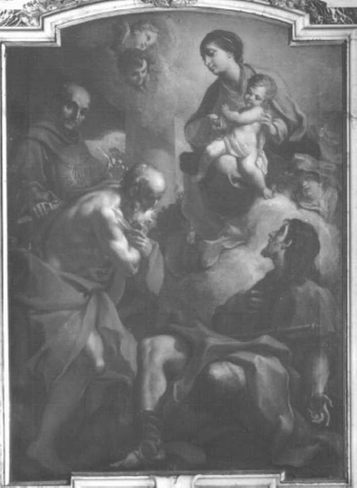 Madonna con Bambino e Santi (dipinto) di Balestra Antonio (sec. XVIII)