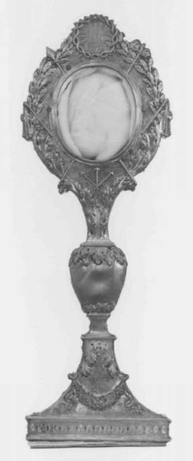 reliquiario - a ostensorio - ambito veneto (seconda metà sec. XIX)