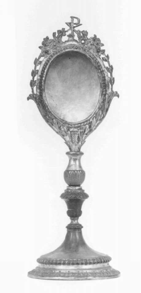 reliquiario - a ostensorio - ambito veneto (seconda metà sec. XIX)